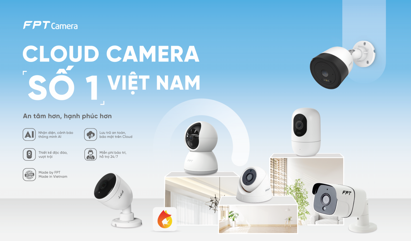 Chi nhánh FPT Telecom Long An – Công Ty Cổ Phần Viễn Thông FPT được thành lập ngày 06/04/2016 theo số quyết định 0101778163 -052 của Sở Kế hoạch và đầu tư tỉnh Long An.
Chúng tôi tự hào mang đến cho khách hàng tại địa phương dịch vụ Internet FPT, Truyền hình FPT, Camera FPT, SmartHome FPT,... với nhiều tính năng vượt trội, mới lạ và đáp ứng nhu cầu, sở thích đa dạng của khách hàng cá nhân và doanh nghiệp.
Với phương châm ”Khách Hàng Là Trọng Tâm” FPT Telecom Long An luôn làm hài lòng Quý khách hàng khi đến với dịch vụ FPT. Từng nhân viên FPT Telecom Long An là một nhân viên chăm sóc khách hàng. Với mong muốn mang đến cho Quý Khách hàng dịch vụ hoàn hảo nhất, cách phục vụ của nhân viên hài lòng nhất.. Chi nhánh FPT telecom Long An website https://fpt-longan.com/ tư vấn, bán hàng, lắp đặt internet FPT, lắp đặt truyền hình FPT, LẮp đặt combo truyền hình và internet FPT, lắp đặt camera an ninh FPT, lắp đặt nhà thông minh smarthome FPT. Tư vấn lắp đặt FPT toàn quốc, liên hệ số điện thoại 0938.810.338 tư vấn 24/7 lắp đặt FPT nhanh trong vòng 48h. Tư vấn lắp đặt các gói cước FPT từ gói GIGA, gói GIGA F1, gói GIGA F2, gói SKY, gói SKY F1, gói SKY F2, gói META, gói META F1. gói META F2, gói F-GAME, gói F-GAME F1, gói F-GAME-F2, Gói internet dành riêng cho doanh nghiệp,…. Số chăm sóc khách hàng FPT telecom 08.9898.0838 Internet FPT telecom phù hợp với mọi gia đình và như cầu công việc với tốc độ cao, sử dụng thiết bị wifi6 mới nhất đem lại trải nghiệm người dung tốt nhất, tín hiệu wifi 6 mạnh nhất, wifi 6 an toàn và bảo mật thông tin cho người dung. Với phương châm ”Khách Hàng Là Trọng Tâm” FPT Telecom Long An luôn làm hài lòng Quý khách hàng khi đến với dịch vụ FPT. Từng nhân viên FPT Telecom Long An là một nhân viên chăm sóc khách hàng. Với mong muốn mang đến cho Quý Khách hàng dịch vụ hoàn hảo nhất, cách phục vụ của nhân viên hài lòng nhất.. Chi nhánh FPT telecom Long An website https://fpt-longan.com/ tư vấn, bán hàng, lắp đặt internet FPT, lắp đặt truyền hình FPT, LẮp đặt combo truyền hình và internet FPT, lắp đặt camera an ninh FPT, lắp đặt nhà thông minh smarthome FPT. Tư vấn lắp đặt FPT toàn quốc, liên hệ số điện thoại 0938.810.338 tư vấn 24/7 lắp đặt FPT nhanh trong vòng 48h. Tư vấn lắp đặt các gói cước FPT từ gói GIGA, gói GIGA F1, gói GIGA F2, gói SKY, gói SKY F1, gói SKY F2, gói META, gói META F1. gói META F2, gói F-GAME, gói F-GAME F1, gói F-GAME-F2, Gói internet dành riêng cho doanh nghiệp,…. Số chăm sóc khách hàng FPT telecom 08.9898.0838 Internet FPT telecom phù hợp với mọi gia đình và như cầu công việc với tốc độ cao, sử dụng thiết bị wifi6 mới nhất đem lại trải nghiệm người dung tốt nhất, tín hiệu wifi 6 mạnh nhất, wifi 6 an toàn và bảo mật thông tin cho người dung.
Công ty Cổ phần Viễn thông FPT (tên gọi tắt là FPT Telecom) hiện là một trong những nhà cung cấp dịch vụ Viễn thông và Internet hàng đầu khu vực.
FPT Telecom thành lập ngày 31/01/1997, khởi nguồn từ Trung tâm Dịch vụ Trực tuyến do 4 thành viên sáng lập cùng sản phẩm mạng Intranet đầu tiên của Việt Nam mang tên “Trí tuệ Việt Nam – TTVN”, sản phẩm được coi là đặt nền móng cho sự phát triển của Internet tại Việt Nam.
Chúng tôi tự hào mang đến cho khách hàng dịch vụ Internet FPT, Truyền hình FPT, Camera FPT, SmartHome FPT,... với tốc độ cao, nhiều tính năng vượt trội, mới lạ và đáp ứng nhu cầu, sở thích đa dạng của khách hàng cá nhân và doanh nghiệp.
Với phương châm ”Khách Hàng Là Trọng Tâm” FPT Telecom luôn làm hài lòng Quý khách hàng khi đến với dịch vụ FPT. Từng nhân viên FPT Telecom là một nhân viên chăm sóc khách hàng. Với mong muốn mang đến cho Quý Khách hàng dịch vụ hoàn hảo nhất, cách phục vụ của nhân viên hài lòng nhất.
Hotline tư vấn bán hàng và dịch vụ bán hàng FPT Telecom: 0938 810 338 https://dichvu-fpt.com
FPT sở hữu và độc quyền ngoại hạng anh